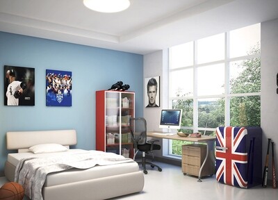 Smeg Retro 50s Refrigerator FAB10 Right - Union Jack