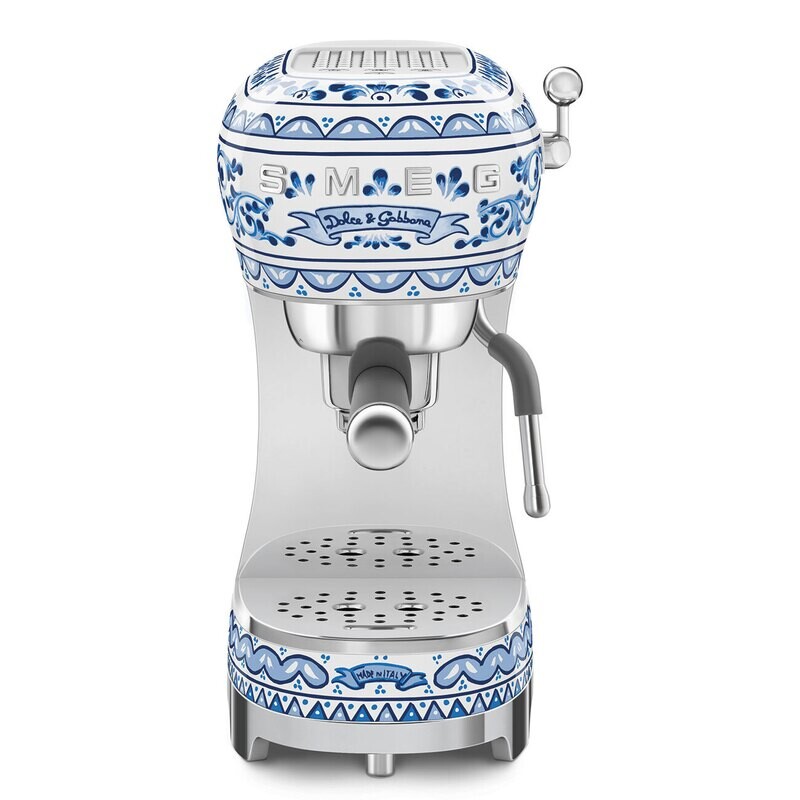 Smeg Manual Espresso Coffee Machine Dolce and Gabbana Blu
