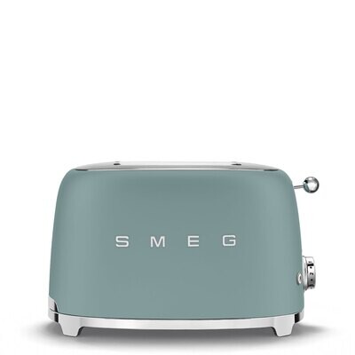 Smeg 2 Slice Toaster Emerald Green Matt