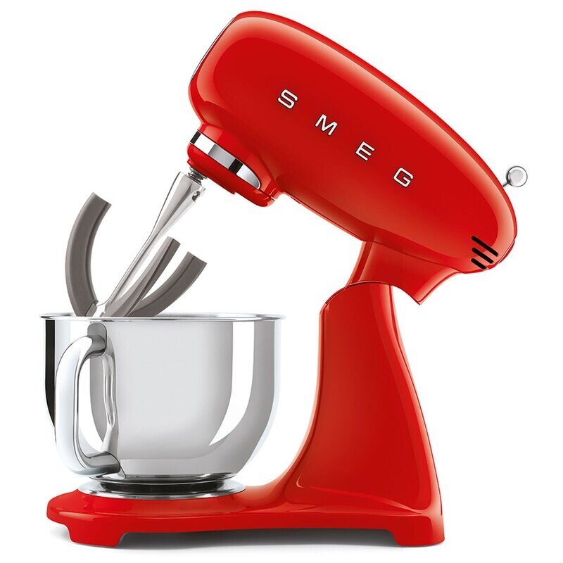 Smeg Stand Mixer Full Red - Glass Bowl Pack