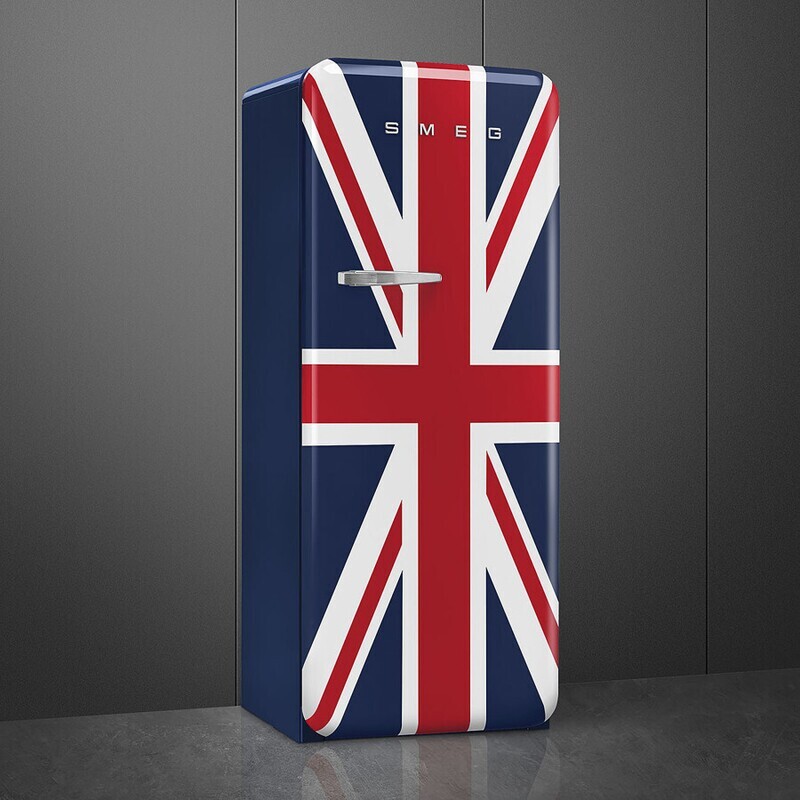 Smeg Retro 50s Refrigerator FAB28 Right - Union Jack