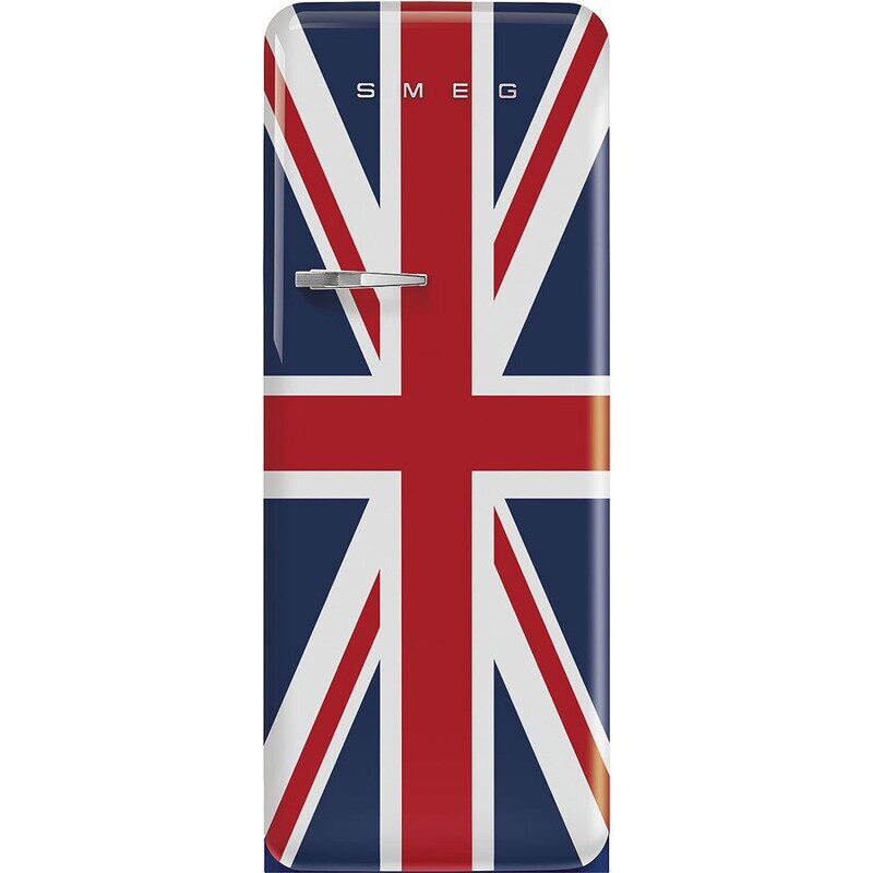 Retro 50s Refrigerator FAB28 Right - Union Jack