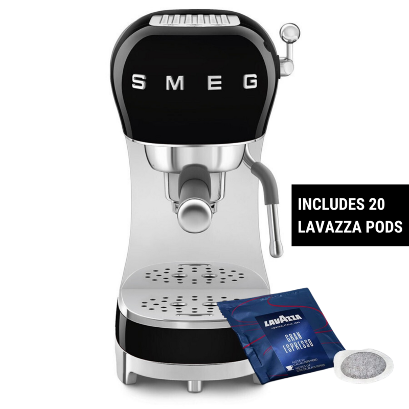 Smeg Manual Espresso Coffee Machine Black