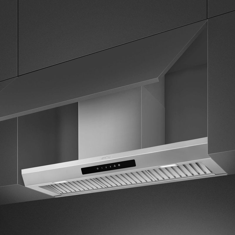 Smeg Integrated Hood 90 cm Stainless steel