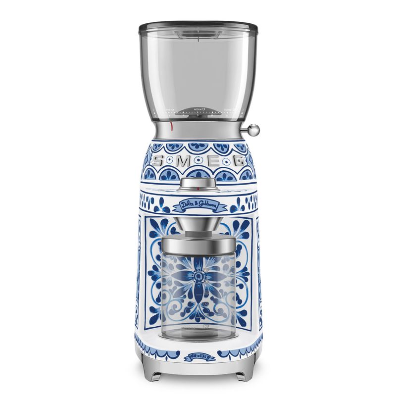Smeg Coffee Grinder Dolce &amp; Gabbana Blu