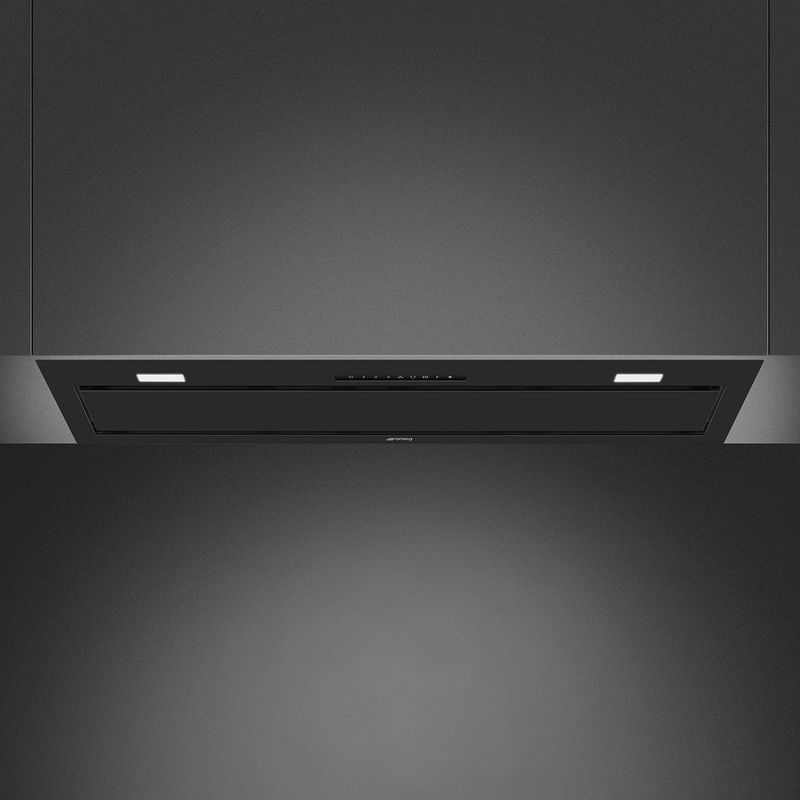 Smeg Integrated Hood 90 cm Black Matt