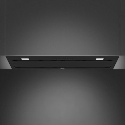 Smeg Integrated Hood 90 cm Black Matt