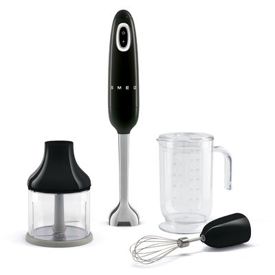 Smeg Hand Blnder with Accessories Black