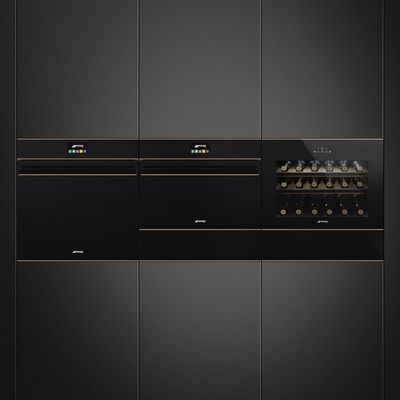 Smeg Sommelier Drawer Dolce Stil novo Black 15cm