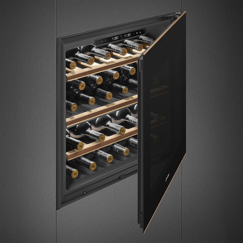 Smeg Wine Cooler Dolce Stil Novo 60x60 cm black