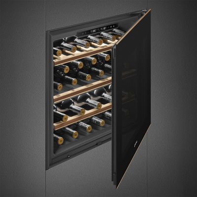 Smeg Wine Cooler Dolce Stil Novo 60x60 cm black