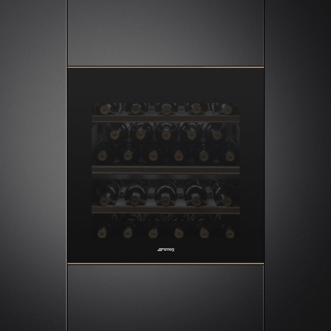 Smeg Wine Cooler Dolce Stil Novo 60x60 cm black