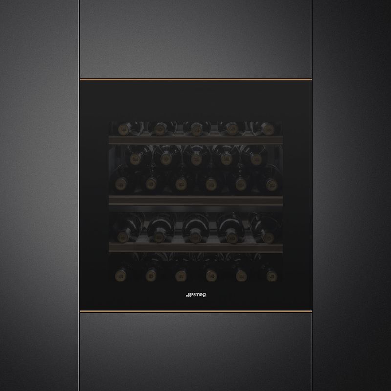 Smeg Wine Cooler Dolce Stil Novo 60x60 cm black