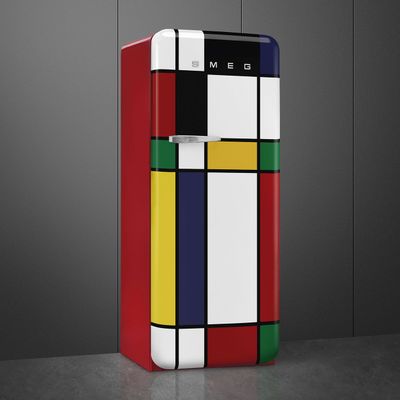 Smeg Retro 50s Refrigerator FAB28 Right-Multicolor