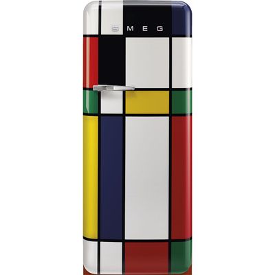 Smeg Retro 50s Refrigerator FAB28 Right-Multicolor