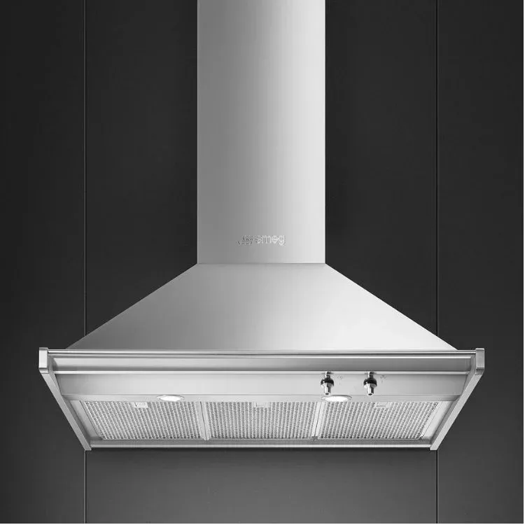 Smeg Wall Hood 120 cm Stainless Steel