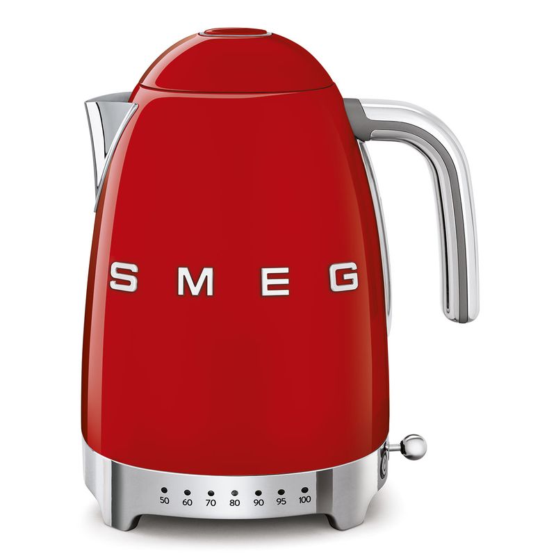Smeg Kettle Variable Temperature 1.7L Red