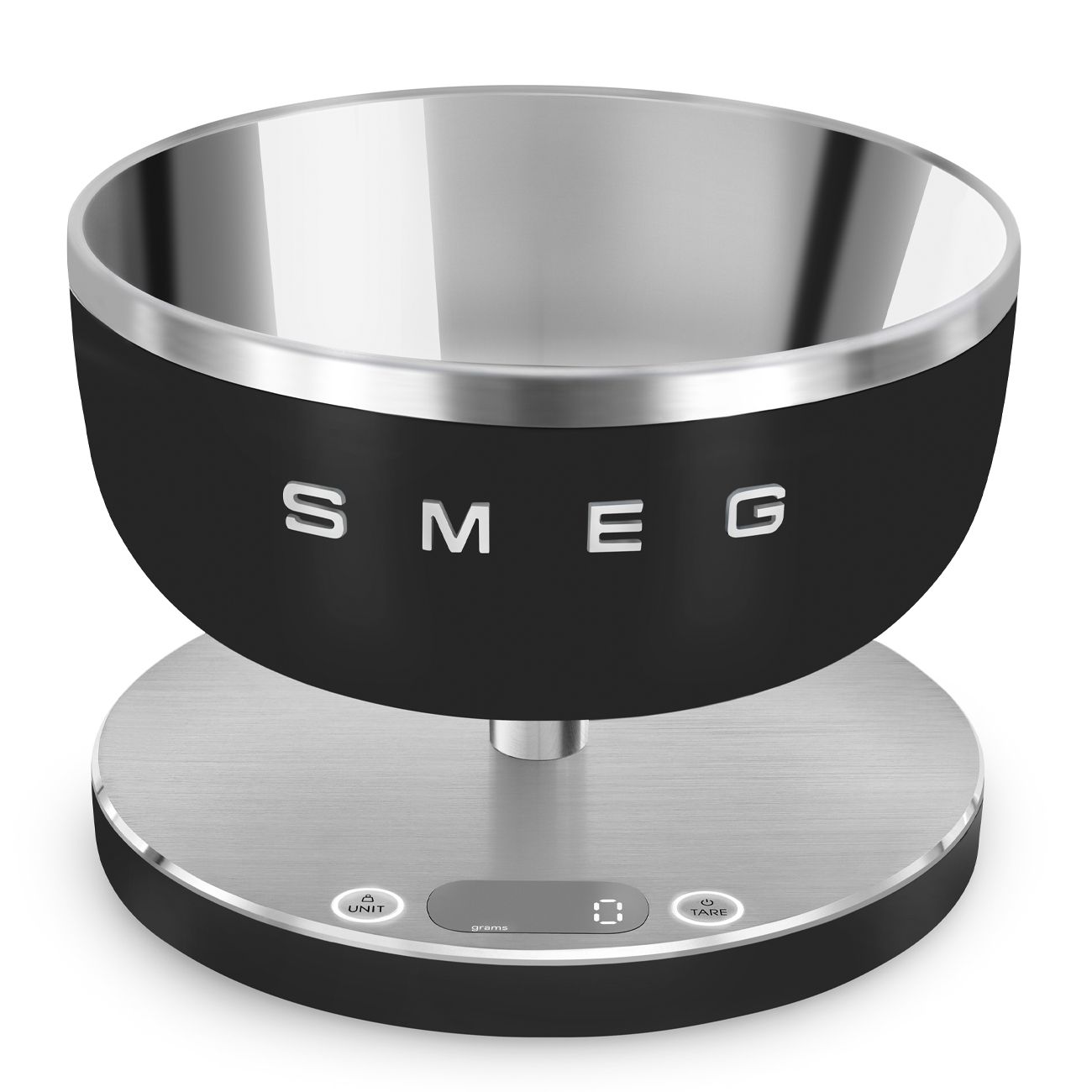 Smeg Digital Kitchen Scale Black  Matt