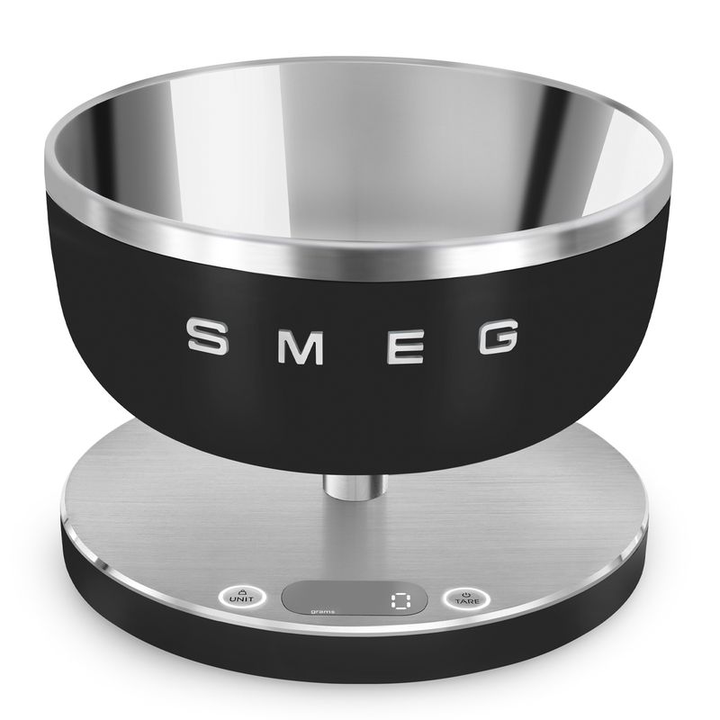 Smeg Digital Kitchen Scale Black  Matt