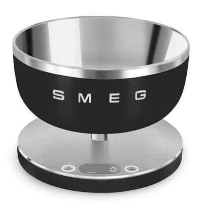 Smeg Digital Kitchen Scale Black  Matt