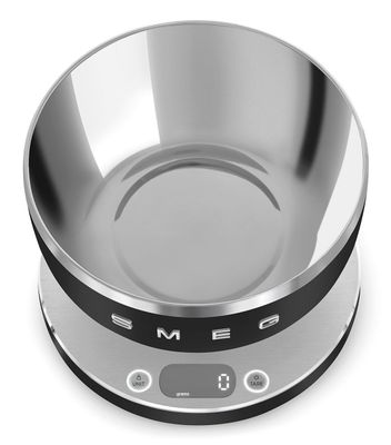 Smeg Digital Kitchen Scale Black  Matt