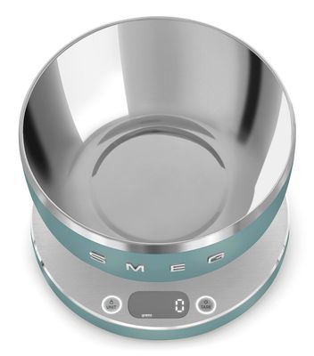 Smeg Digital Kitchen Scale Emerald Green Matt