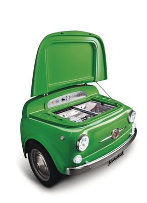 Smeg Fridge Fiat 500 - Green