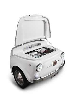Smeg Fridge Fiat 500 - White