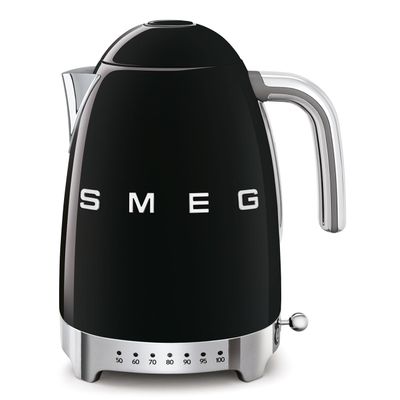 Smeg Kettle Variable Temperature 1.7L Black