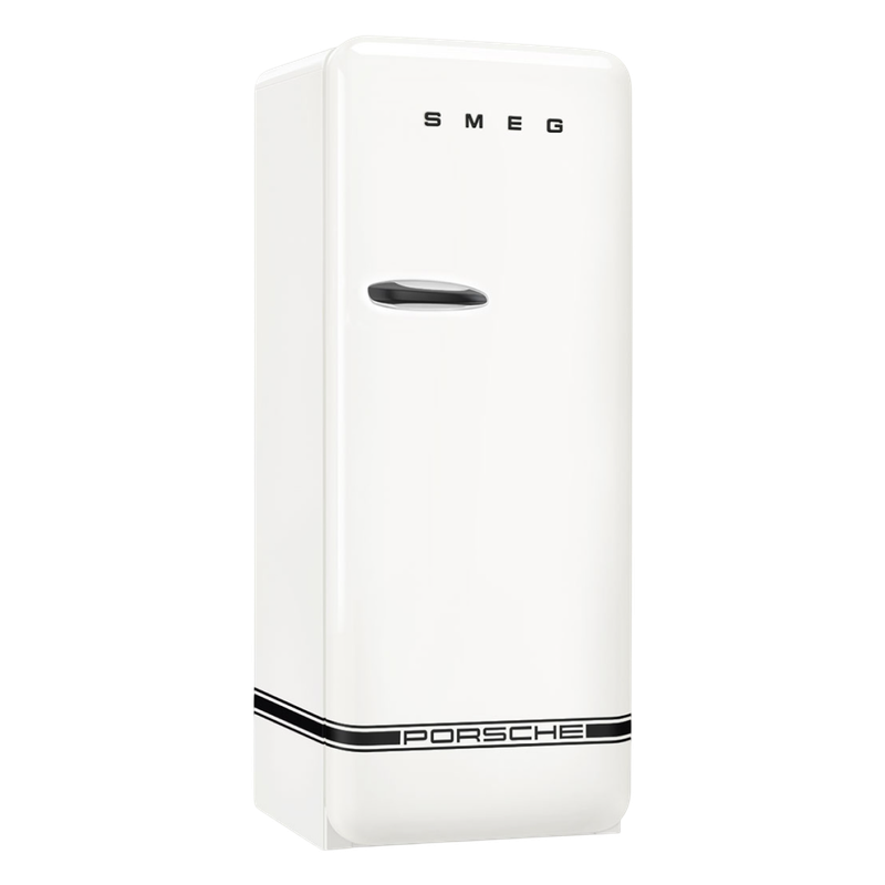 SmegRefrigerator FAB28 Right-Porsche Carrara White