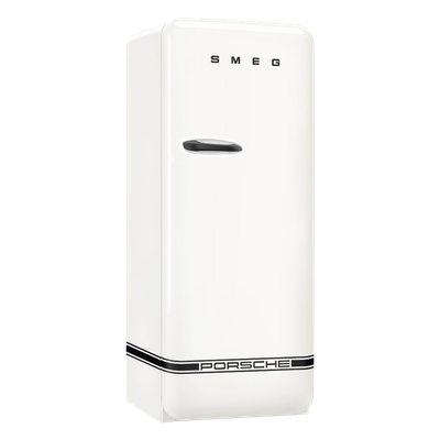 SmegRefrigerator FAB28 Right-Porsche Carrara White