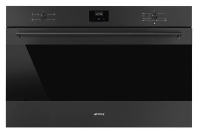 Smeg Gas/Gas Convection Oven 90cm 116L Black Matt
