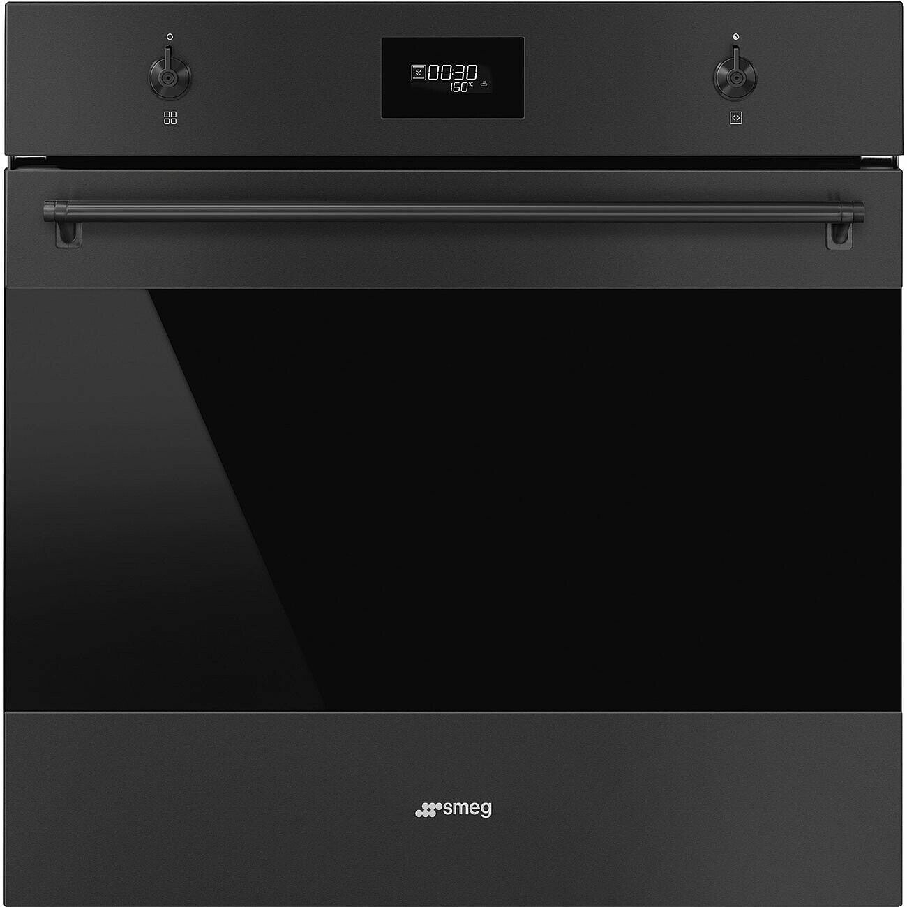 Smeg Electric Oven Classic Galileo Black Matt 60cm
