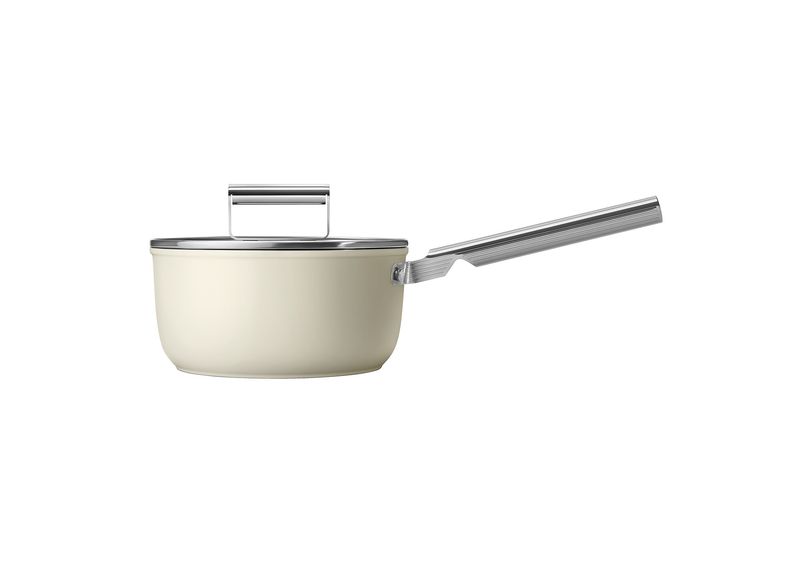 Smeg Cookware Saucepan Diameter 20 cm Cream
