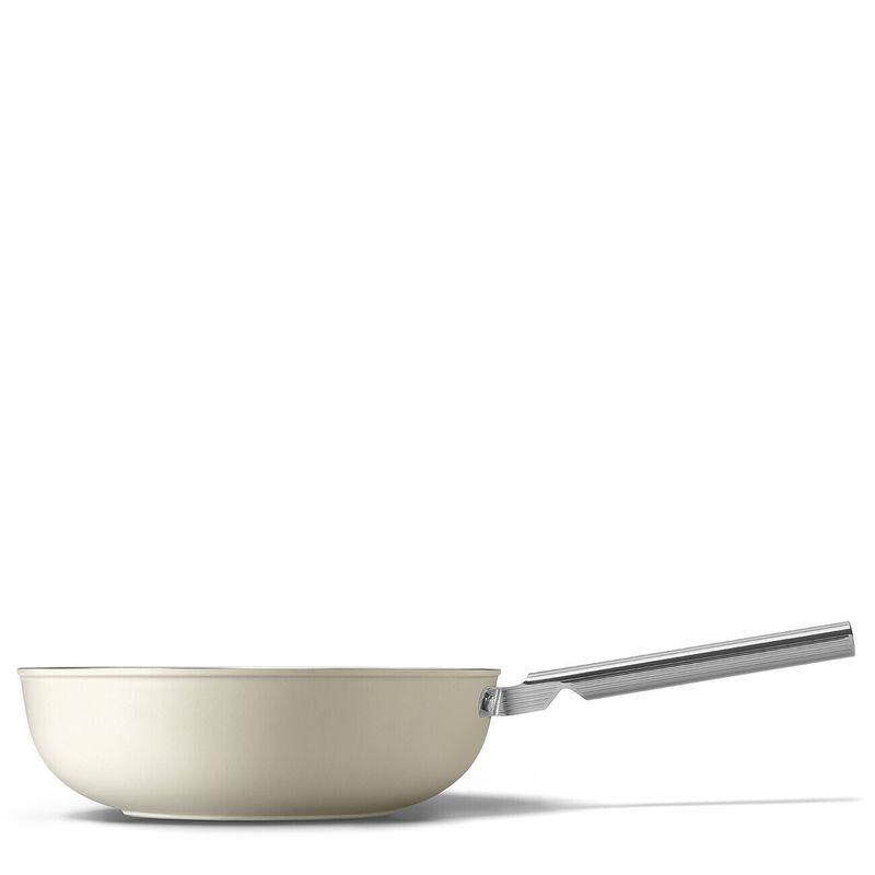 Smeg Cookware Wok Diameter 30 cm Cream