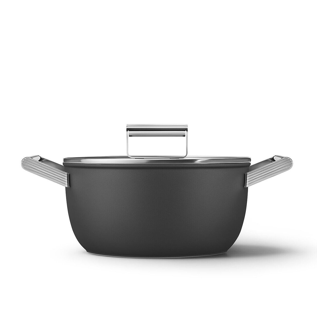Smeg Cookware Casserole Dish Diameter 24 cm Black