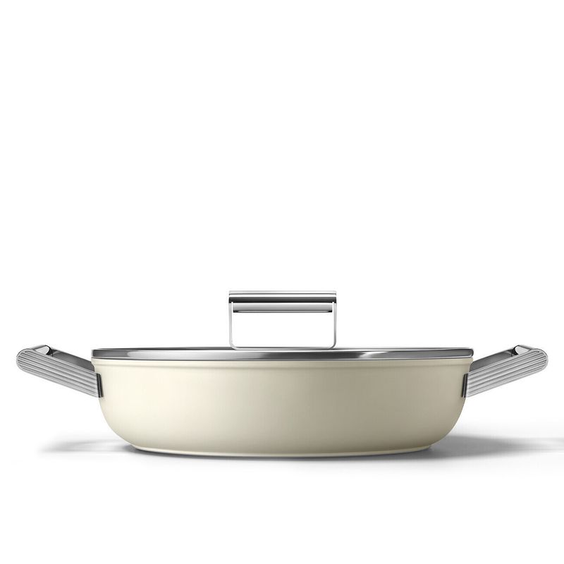 Smeg Cookware Deep pan Diameter 28 cm Cream
