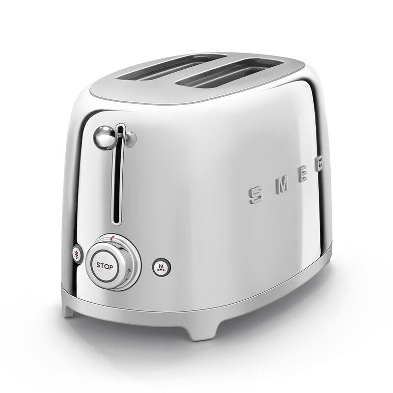 Smeg 2 Slice Toaster Stainless Steel