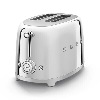 Smeg 2 Slice Toaster Stainless Steel
