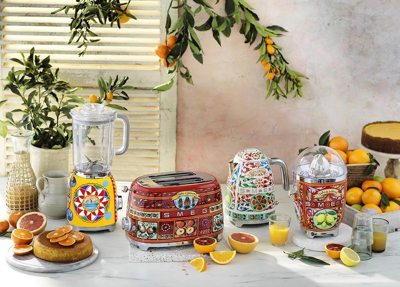 Smeg 4 Slice Toaster Dolce and Gabbana