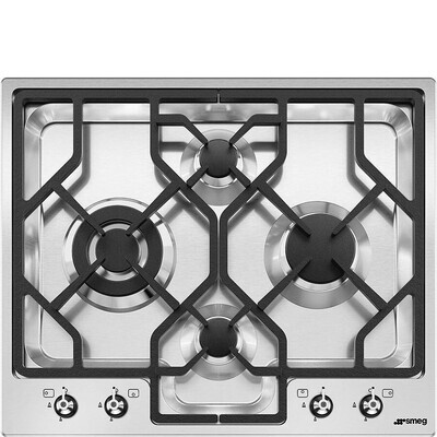 Smeg Gas Hob Classica Stainless Steel 60 cm Smeg Gas Hob Classica Stainless Steel 60 cm