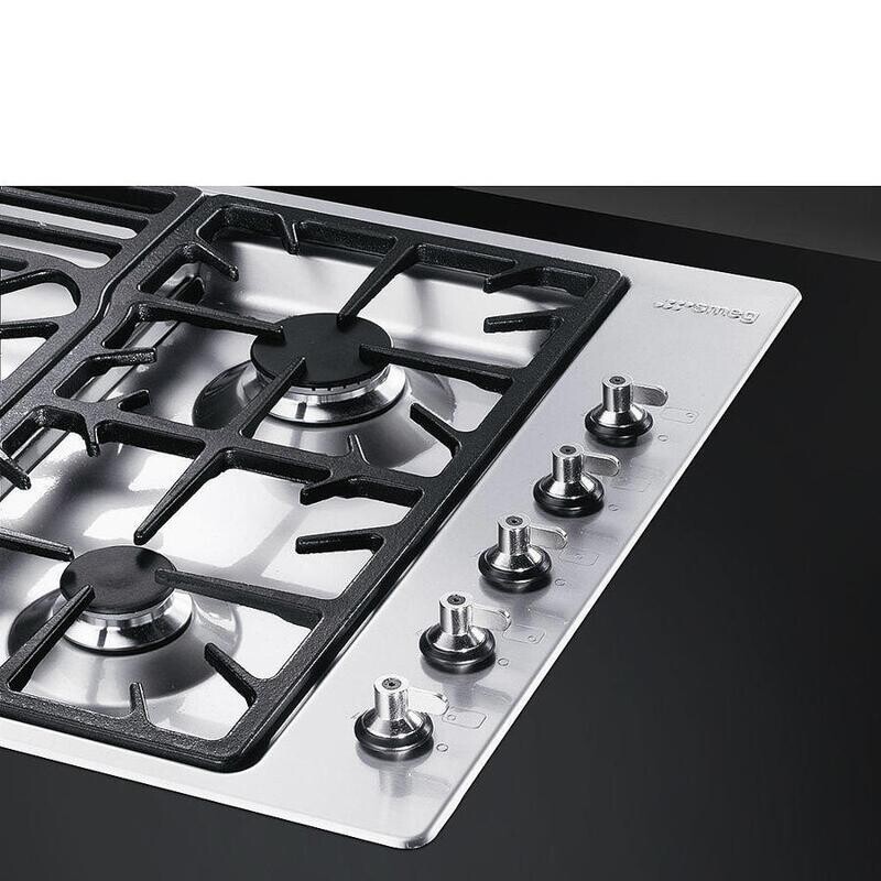 Smeg Gas Hob Classica Stainless Steel 90 cm