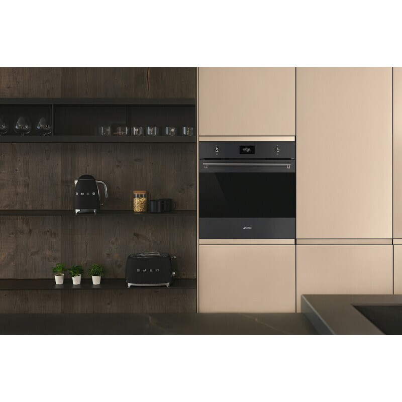 Smeg Electric Oven Classic Galileo Black Matt 60cm