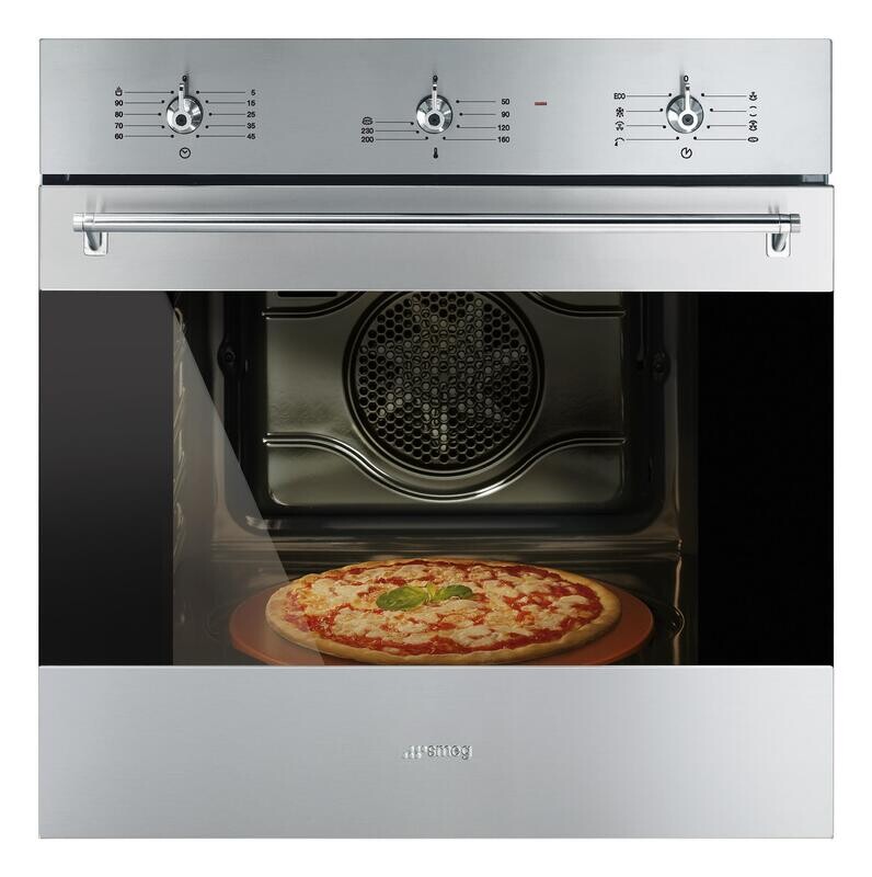 Smeg Electric Oven Classic Stainless Steel 60 cm