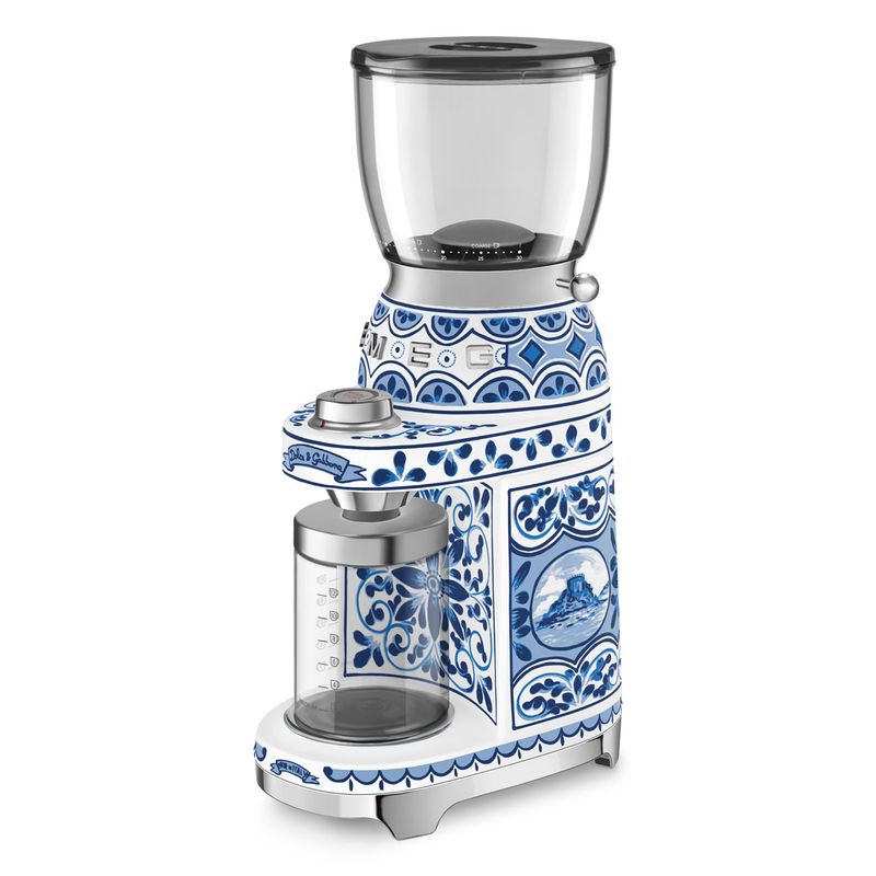 Smeg Coffee Grinder Dolce &amp; Gabbana Blu