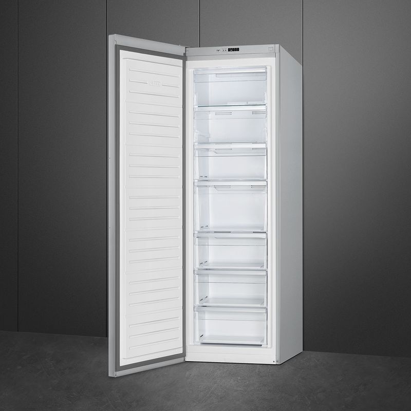 Smeg Free Standing Freezer Stainless Steel