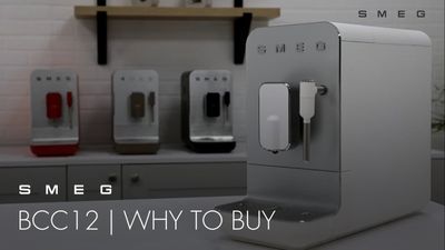 Smeg Espresso Coffee MachineW/SteamAutomatic White