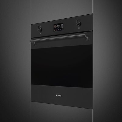 Smeg Combi Microwave Oven 60x60 cm Black Matt