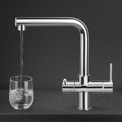 Smeg Double lever filtered water kitchen tap