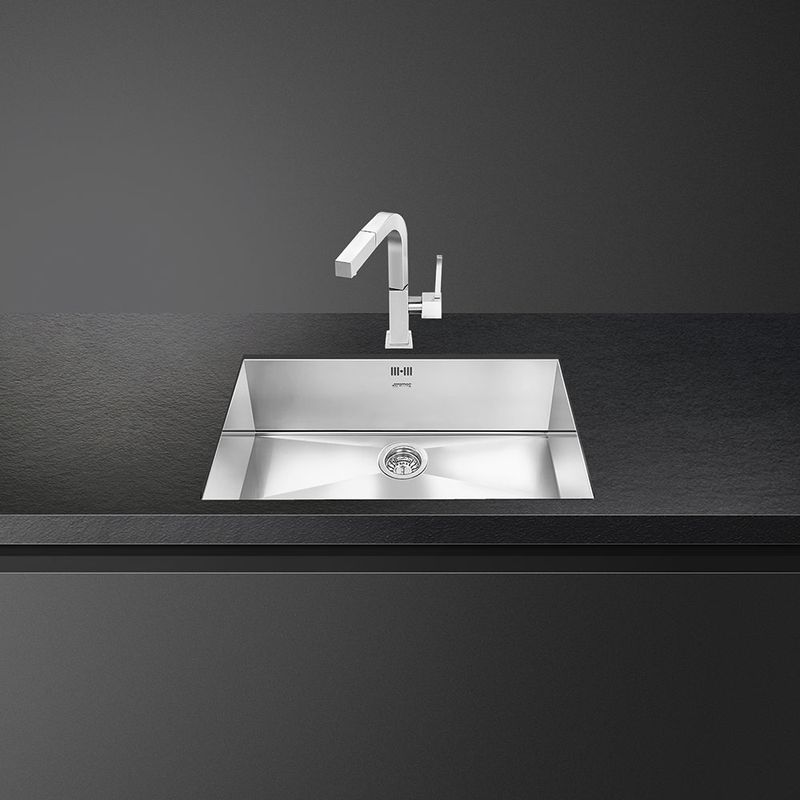 Smeg Kitchen Sink 72 cm Stainless Steel